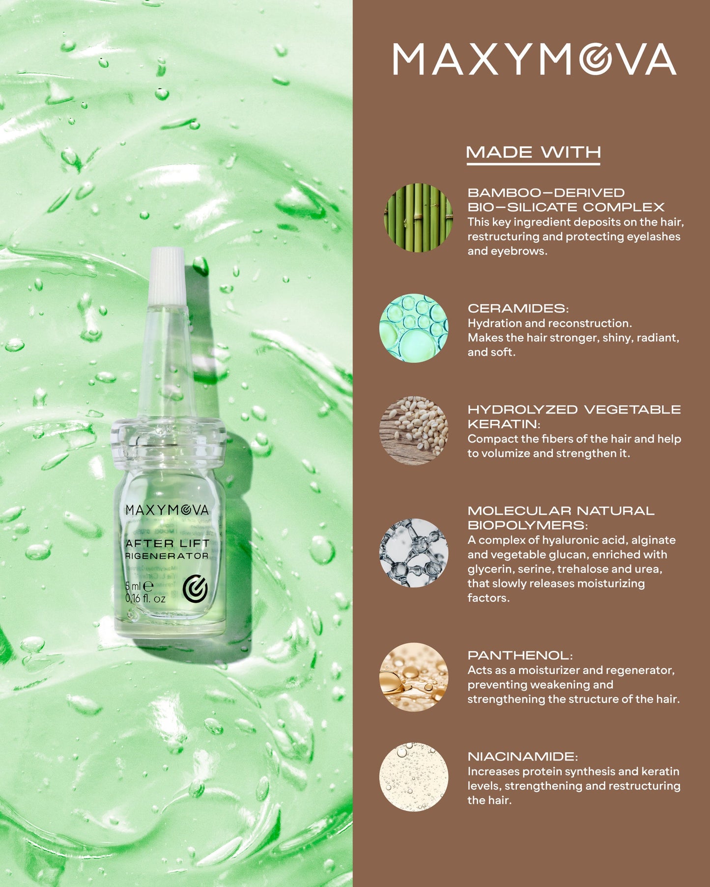 AFTER LIFT REGENERATOR SERUM - Sérum Régénérant After Lift Maxymova lash and brow