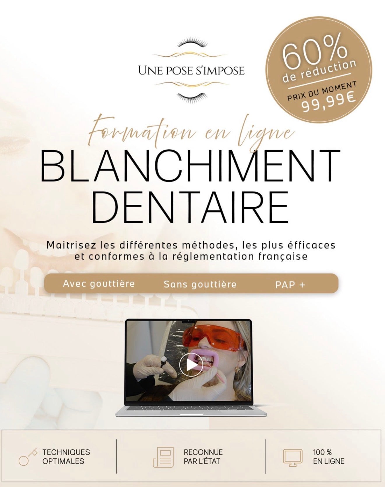 FORMATION BLANCHIMENT DENTAIRE