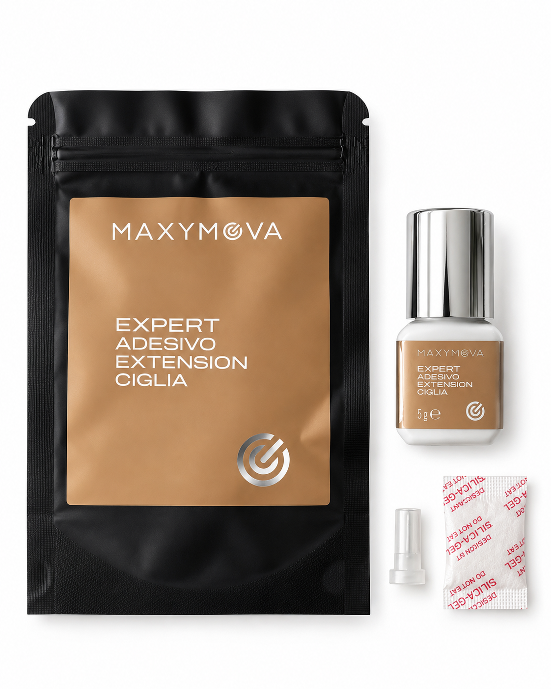 Colle pour extensions de cils EXPERT – Colle professionnelle à séchage rapide, 0,5 seconde – Tenue jusqu'à 7 à 8 semaines – MAXYMOVA