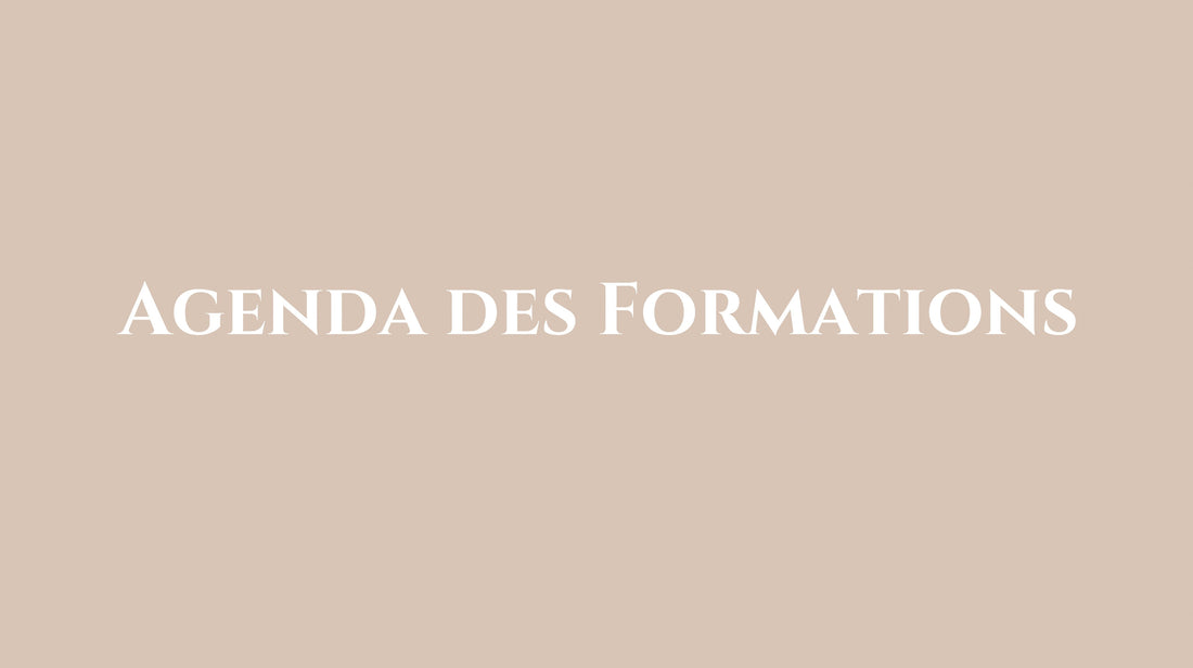 Agenda des Formations à venir